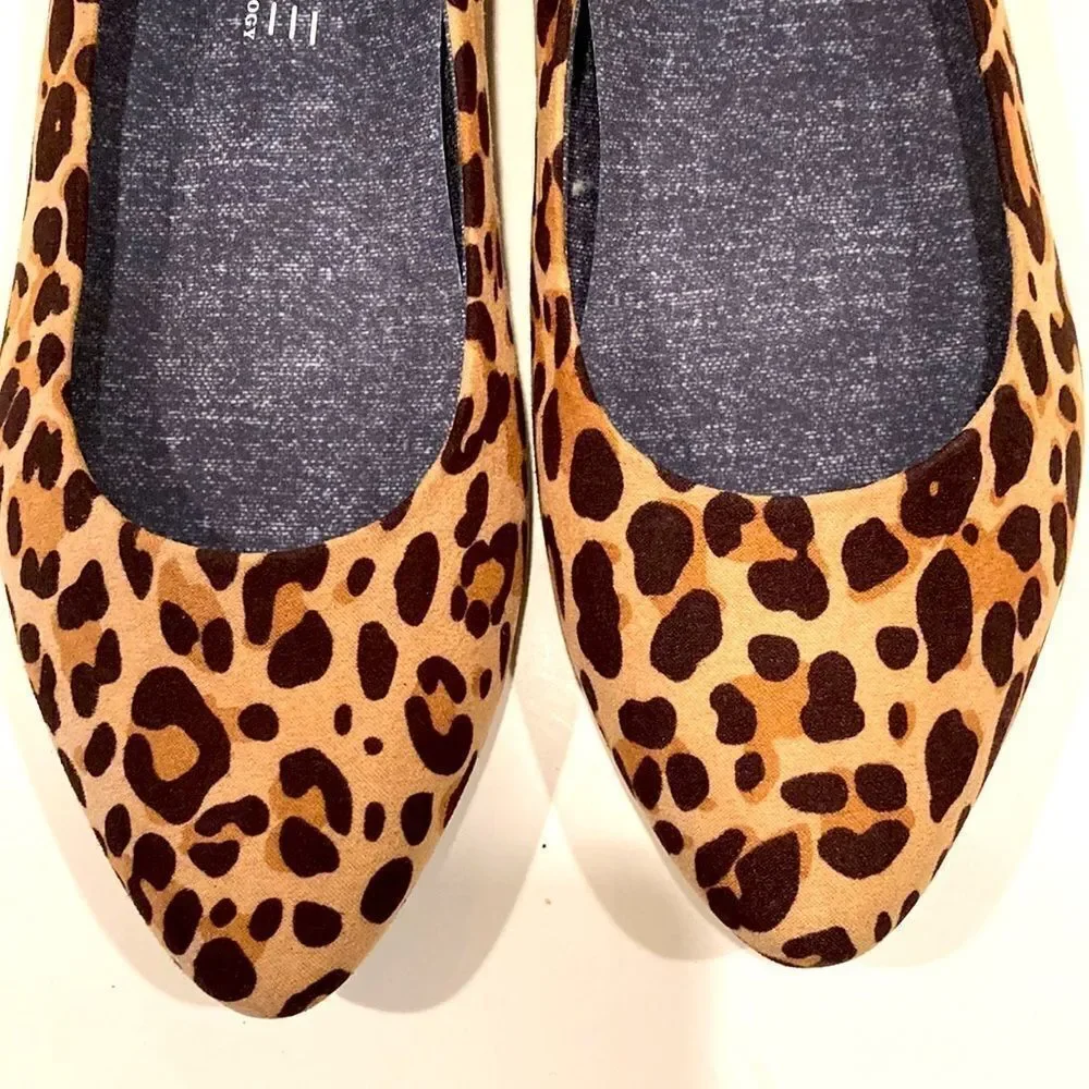 Dr. Scholls American Lifestyle “Ashton” Leopard Size 7W Women's
